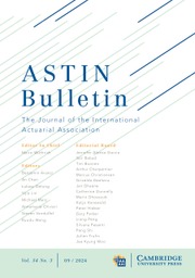 ASTIN Bulletin: The Journal of the IAA Volume 54 - Issue 3 -