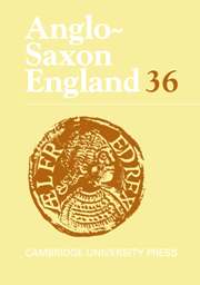 Anglo-Saxon England Volume 36 - Issue  -