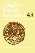 Anglo-Saxon England Volume 43 - Issue  -