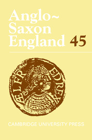 Anglo-Saxon England Volume 45 - Issue  -