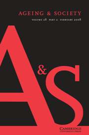 Ageing & Society Volume 28 - Issue 2 -