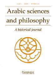 Arabic Sciences and Philosophy Volume 17 - Issue 2 -