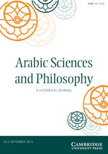 Arabic Sciences and Philosophy Volume 23 - Issue 2 -