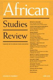 African Studies Review Volume 61 - Issue 1 -