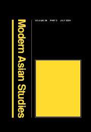 Modern Asian Studies Volume 38 - Issue 3 -