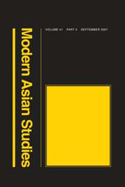 Modern Asian Studies Volume 41 - Issue 5 -
