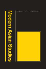 Modern Asian Studies Volume 41 - Issue 6 -