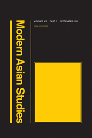 Modern Asian Studies Volume 45 - Issue 5 -
