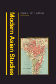 Modern Asian Studies Volume 52 - Issue 2 -