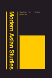 Modern Asian Studies Volume 53 - Issue 4 -