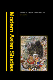 Modern Asian Studies Volume 55 - Issue 5 -