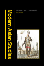 Modern Asian Studies Volume 55 - Issue 6 -