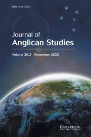 Journal of Anglican Studies Volume 20 - Issue 2 -