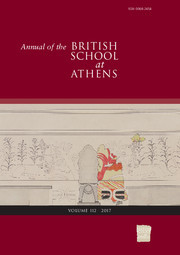 Annual of the British School at Athens: Volume 112 - | Cambridge Core