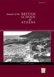 Annual of the British School at Athens Volume 119 - Issue  -