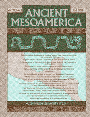 Ancient Mesoamerica Volume 23 - Issue 2 -