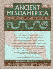 Ancient Mesoamerica Volume 24 - Issue 1 -