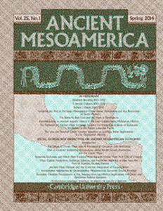 Ancient Mesoamerica Volume 25 - Issue 1 -