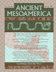 Ancient Mesoamerica Volume 28 - Issue 1 -