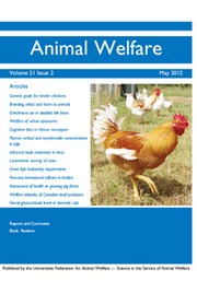 Animal Welfare Volume 21 - Issue 2 -