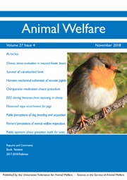 Animal Welfare Volume 27 - Issue 4 -