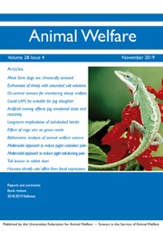 Animal Welfare Volume 28 - Issue 4 -
