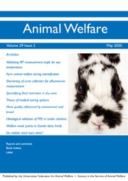 Animal Welfare Volume 29 - Issue 2 -