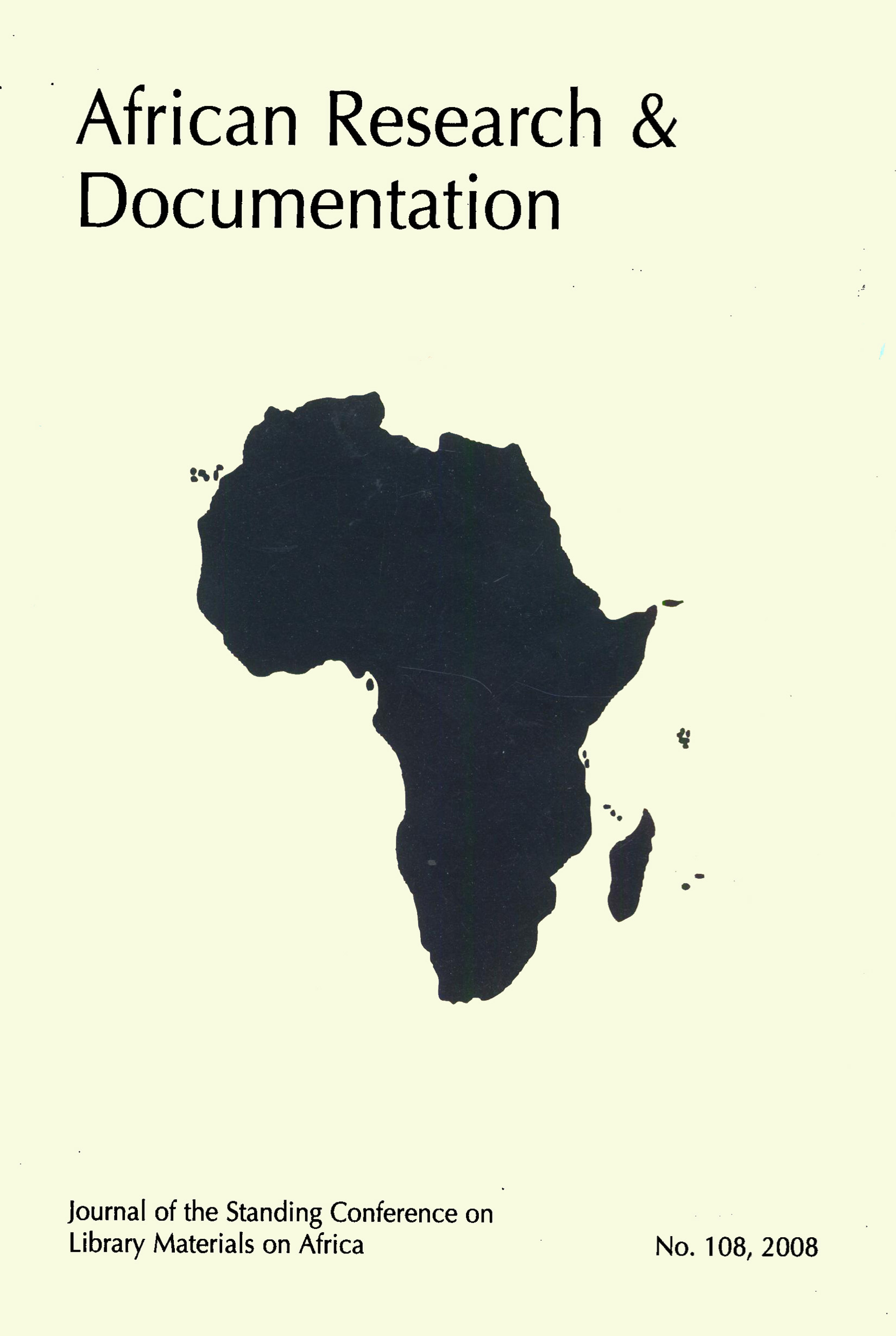 africa bibliography research and documentation