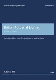 British Actuarial Journal Volume 21 - Issue 2 -