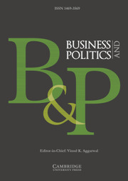 Business And Politics: Volume 24 - Issue 1 | Cambridge Core