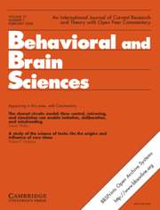 Behavioral and Brain Sciences Volume 31 - Issue 1 -