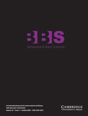 Behavioral and Brain Sciences Volume 32 - Issue 5 -