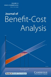 Journal of Benefit-Cost Analysis Volume 10 - Issue 2 -