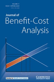 Journal of Benefit-Cost Analysis Volume 11 - Issue 1 -