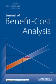 Journal of Benefit-Cost Analysis Volume 13 - Issue 1 -