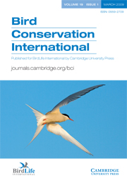 Bird Conservation International Volume 19 - Issue 1 -