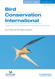 Bird Conservation International Volume 19 - Issue 4 -