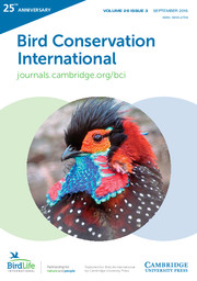 Bird Conservation International Volume 26 - Issue 3 -