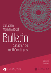 Canadian Mathematical Bulletin Volume 64 - Issue 2 -
