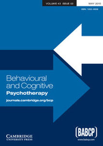 Behavioural and Cognitive Psychotherapy Volume 43 - Issue 3 -
