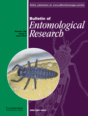 Bulletin of Entomological Research Volume 100 - Issue 3 -