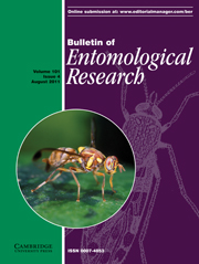 Bulletin of Entomological Research Volume 101 - Issue 4 -