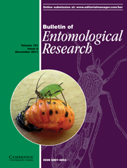 Bulletin of Entomological Research Volume 101 - Issue 6 -