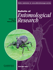 Bulletin of Entomological Research Volume 102 - Issue 1 -