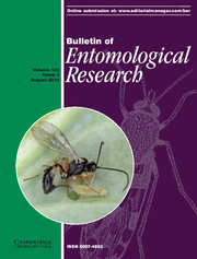Bulletin of Entomological Research Volume 102 - Issue 4 -