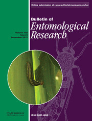 Bulletin of Entomological Research Volume 102 - Issue 6 -