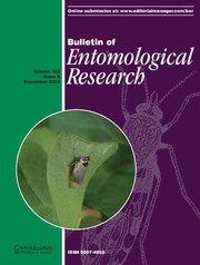 Bulletin of Entomological Research Volume 103 - Issue 6 -