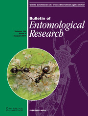 Bulletin of Entomological Research Volume 104 - Issue 4 -