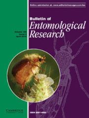 Bulletin of Entomological Research Volume 106 - Issue 2 -