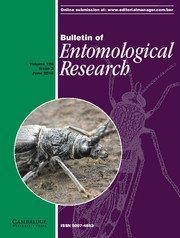 Bulletin of Entomological Research Volume 106 - Issue 3 -